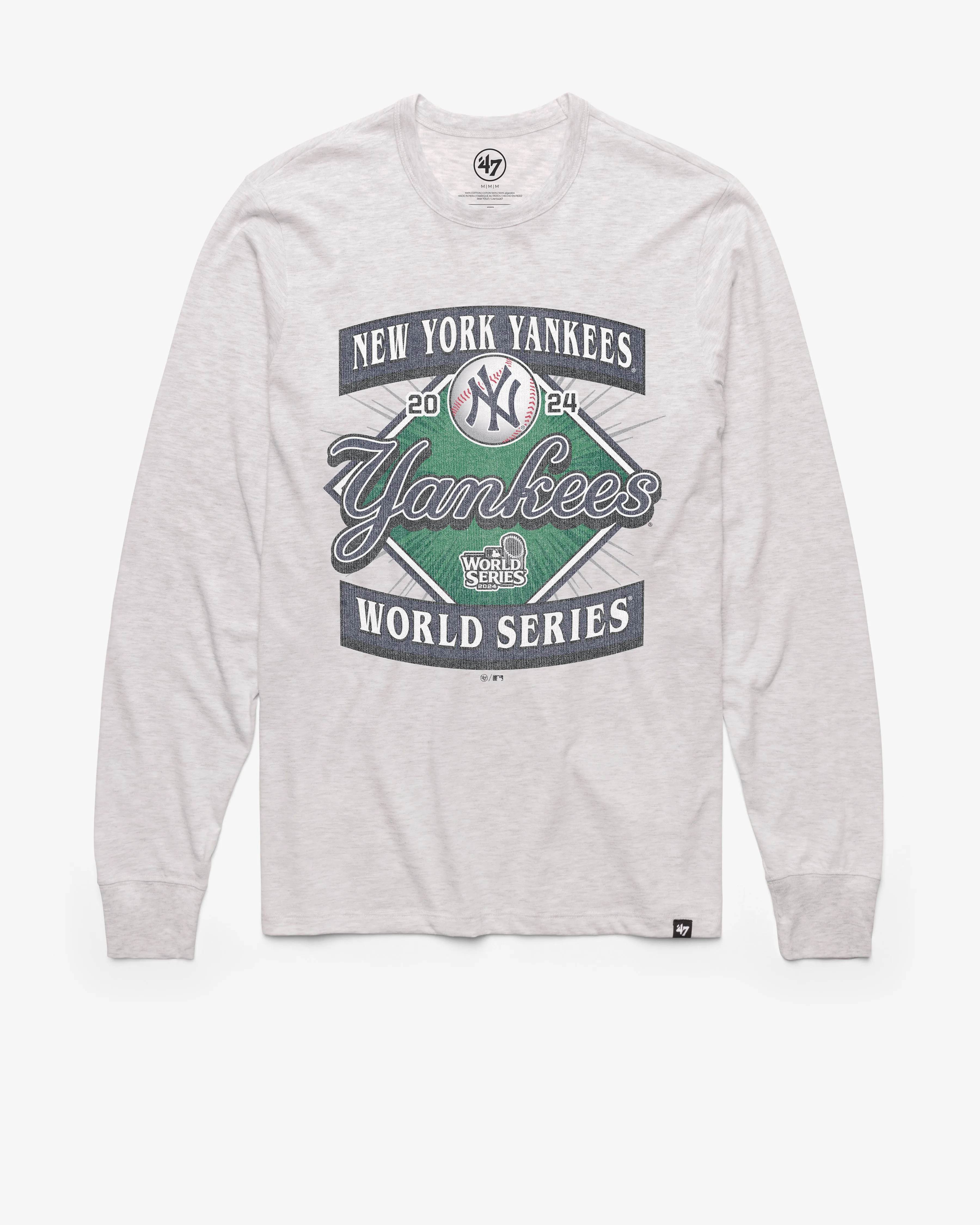 NEW YORK YANKEES 2024 WORLD SERIES '47 FRANKLIN LONG SLEEVE TEE