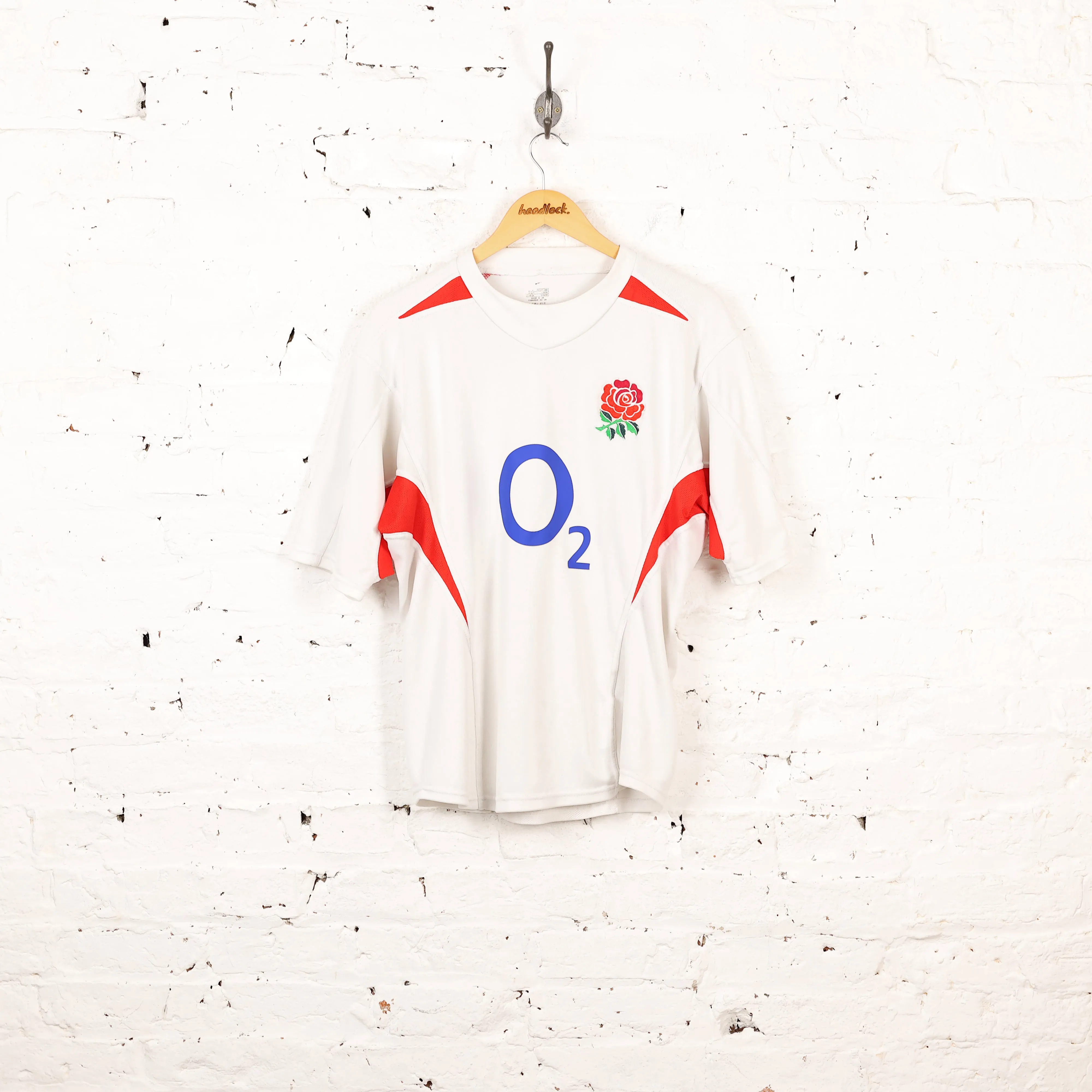 Nike England 2003 Home Rugby Shirt - White - M