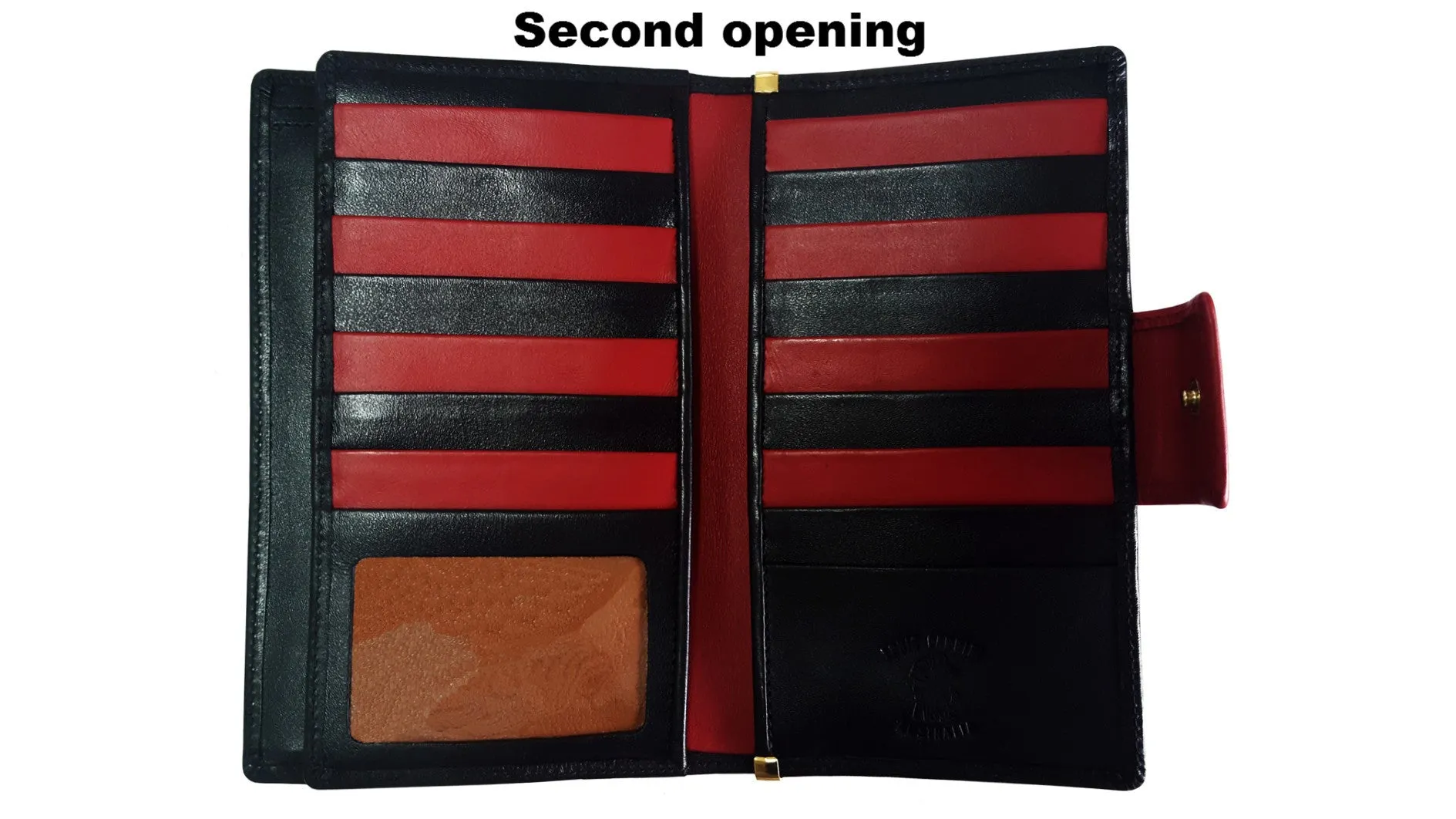 No 202 Standard ID- (Or SR, IS ONE SIDE REVERSED reducing thickness by 15mm) With ID window and 17 credit cards)