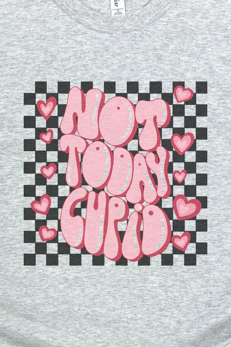 Not Today Cupid Unisex Dri-Power Long-Sleeve 50/50 Tee