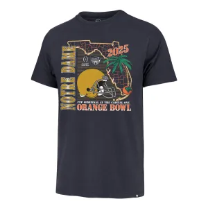 NOTRE DAME FIGHTING IRISH ORANGE BOWL '47 FRANKLIN TEE