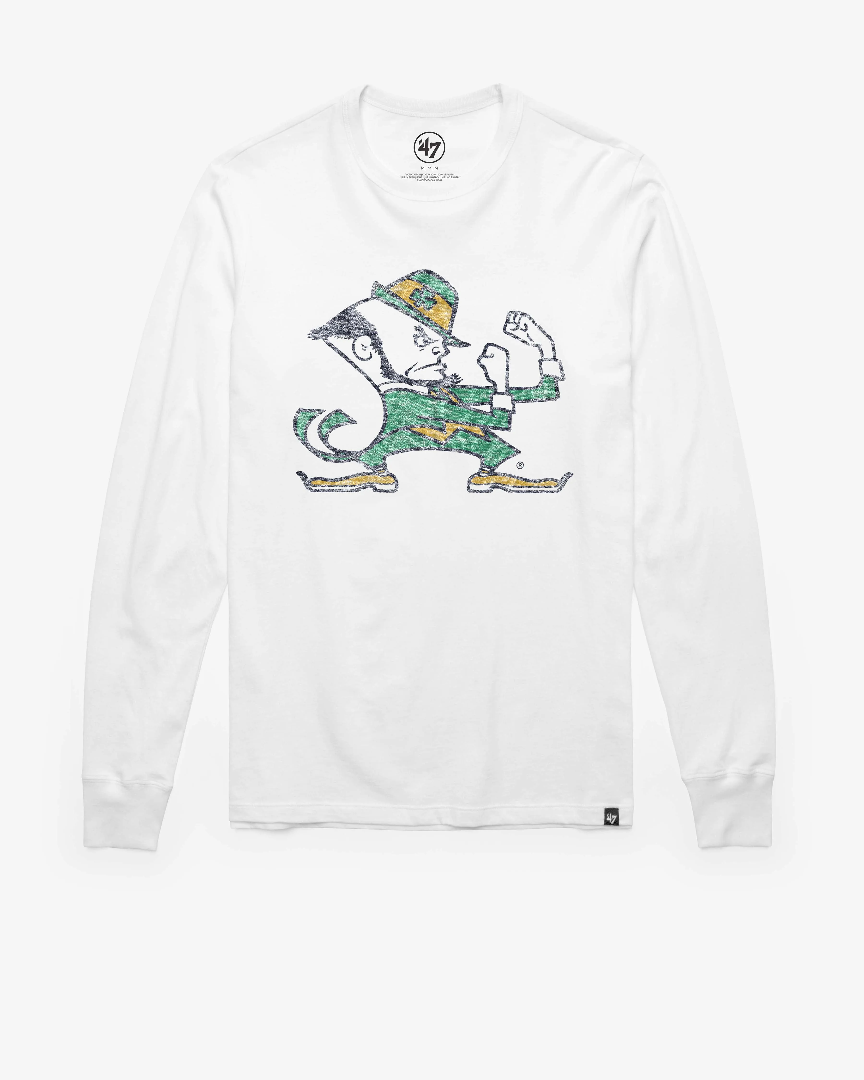 NOTRE DAME FIGHTING IRISH PREMIER '47 FRANKLIN LONG SLEEVE TEE
