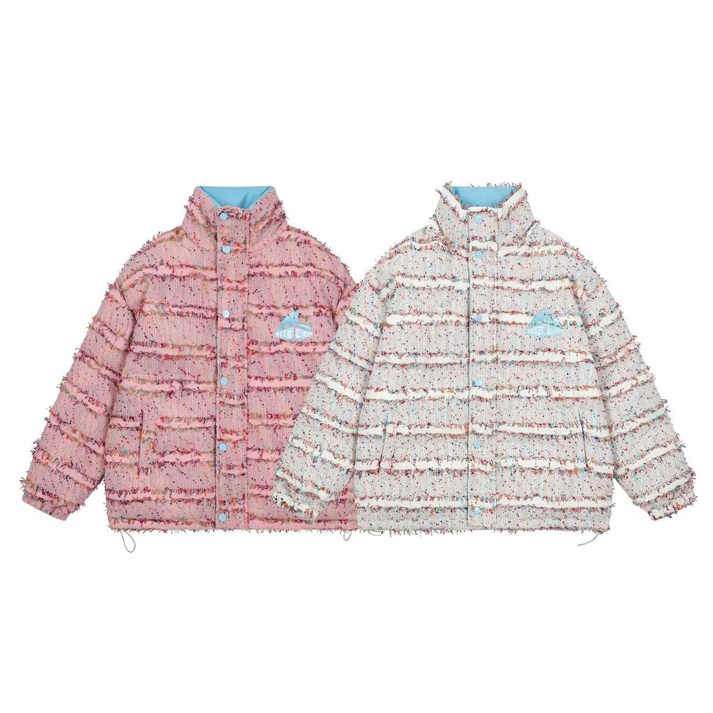 【NOW TREND】Brushed Patchwork Button Coat