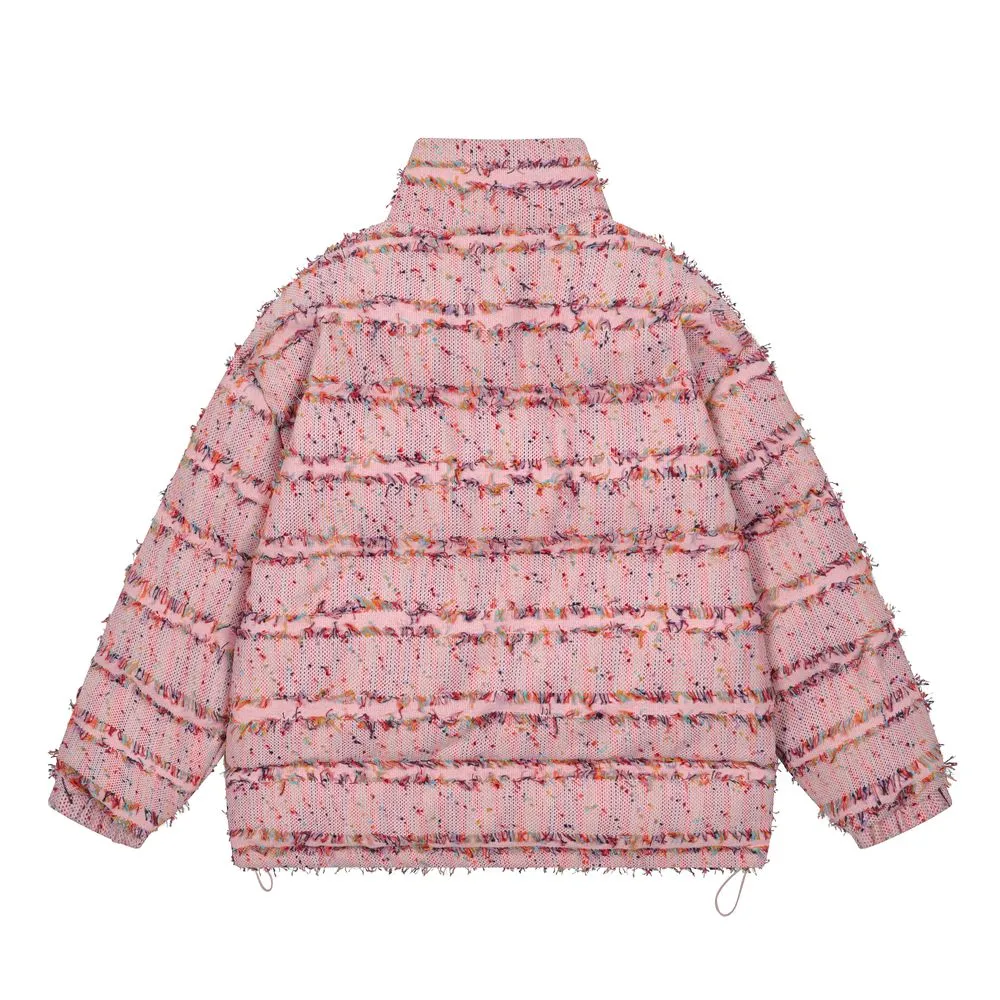 【NOW TREND】Brushed Patchwork Button Coat