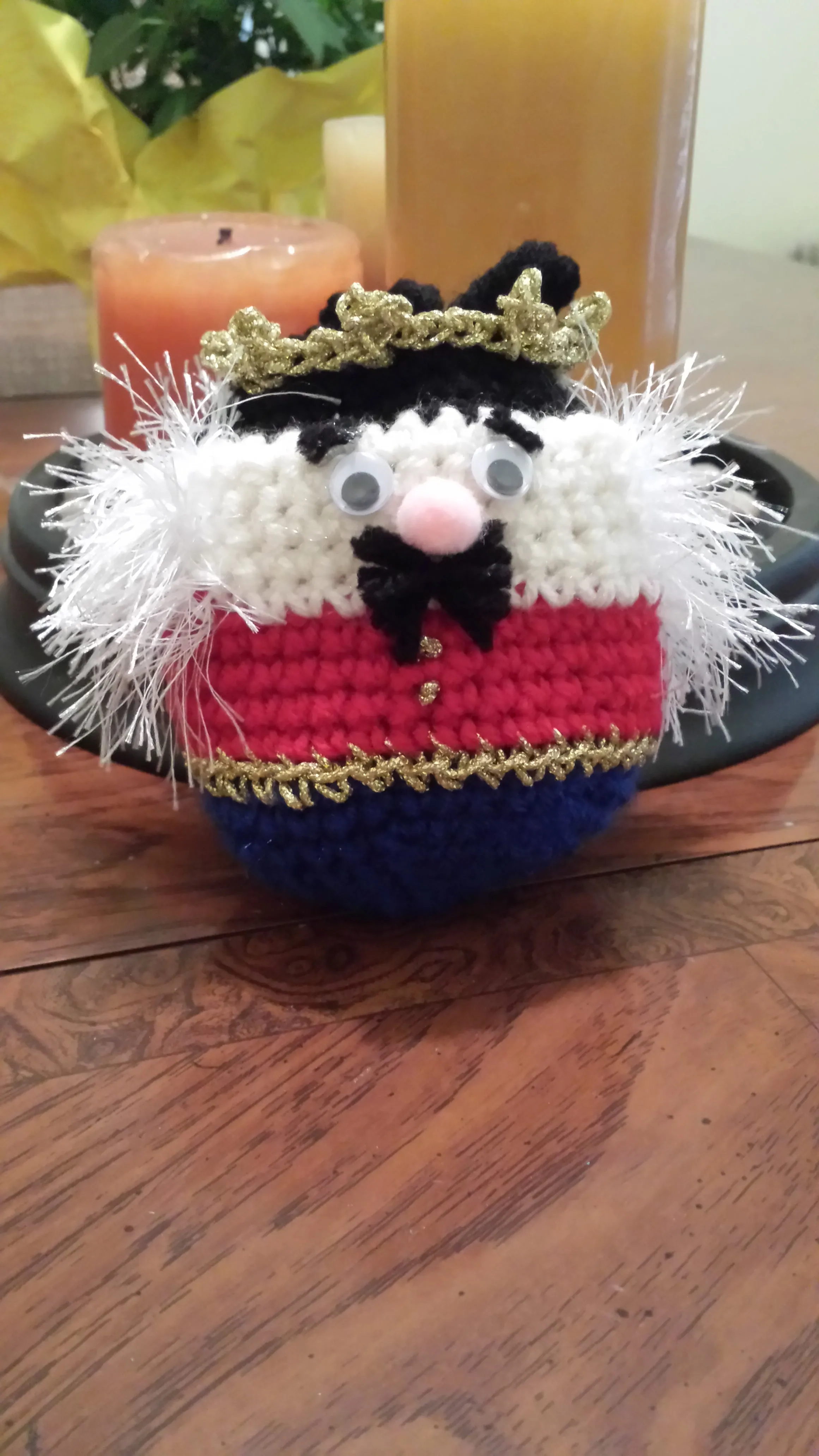 Nutcracker Gift Bag Crochet Pattern in PDF Format