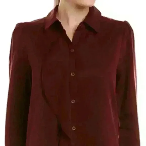 NWT Three Dots All Weather Button Down Shirtdress