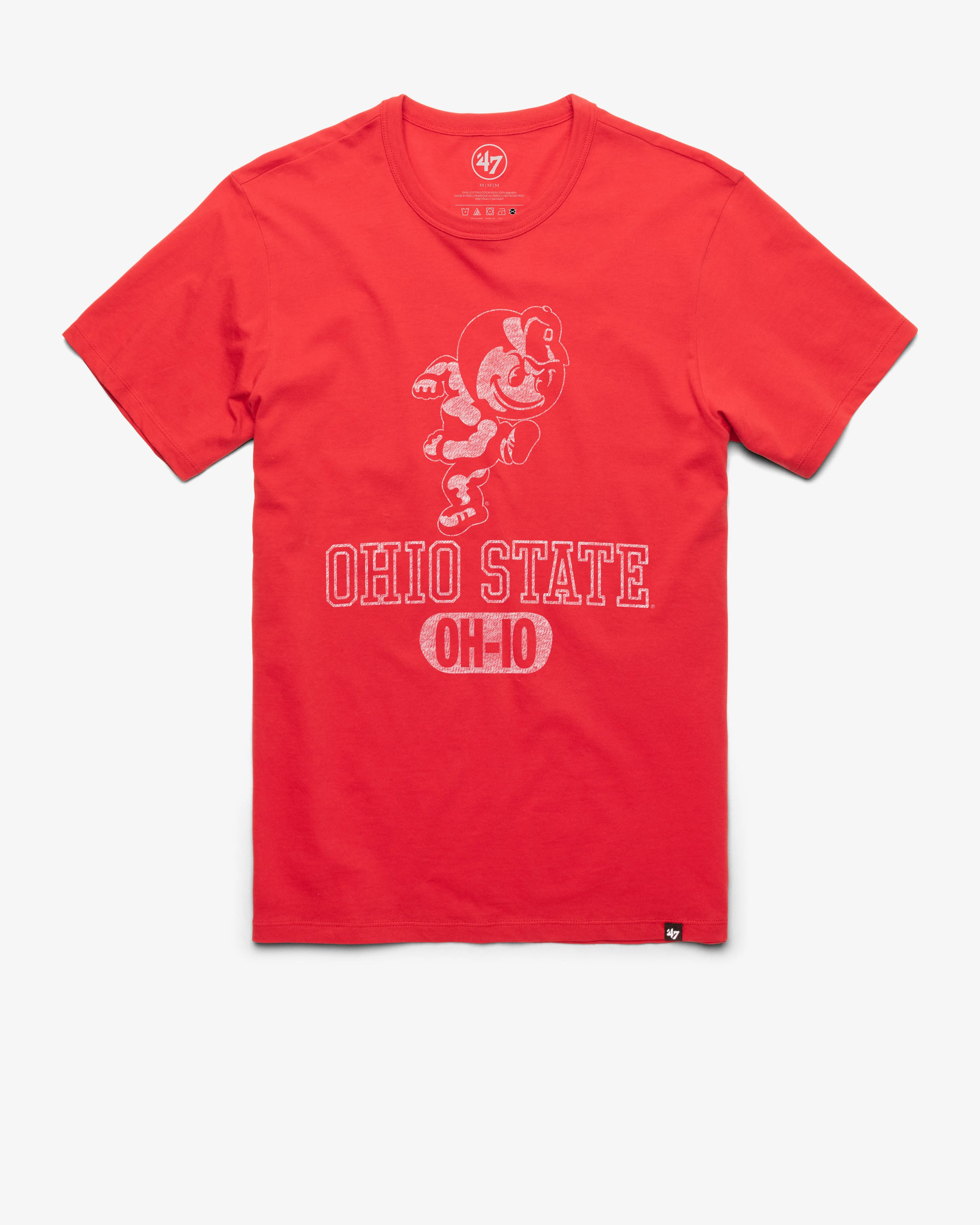 OHIO STATE BUCKEYES VINTAGE HAGEN '47 FRANKLIN TEE