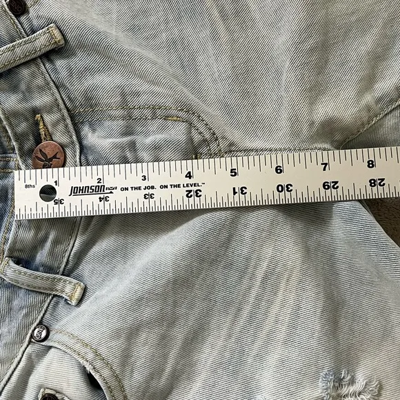 One X ONE TEASPOON Freebirds Low Waist Short Rise Skinny Jeans 27 Distressed