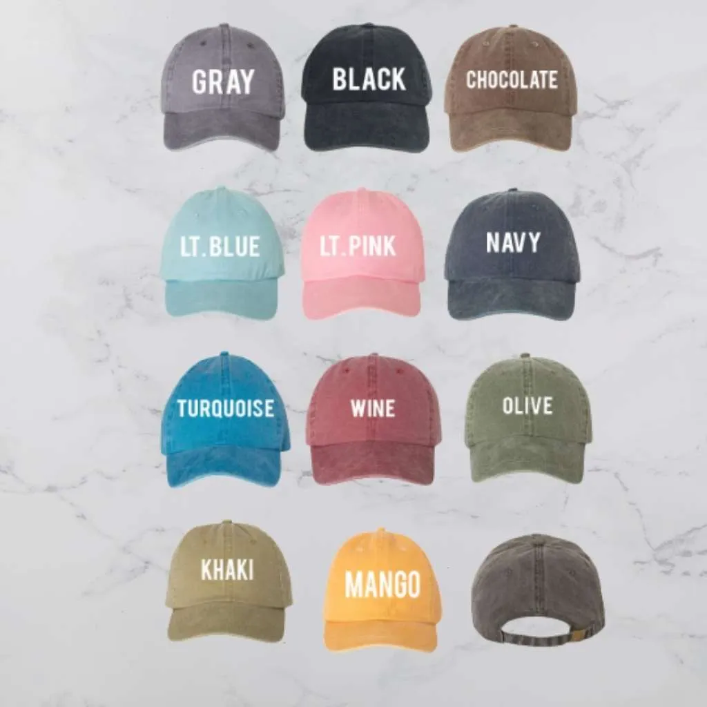Only God Knows Washed Baseball Hat