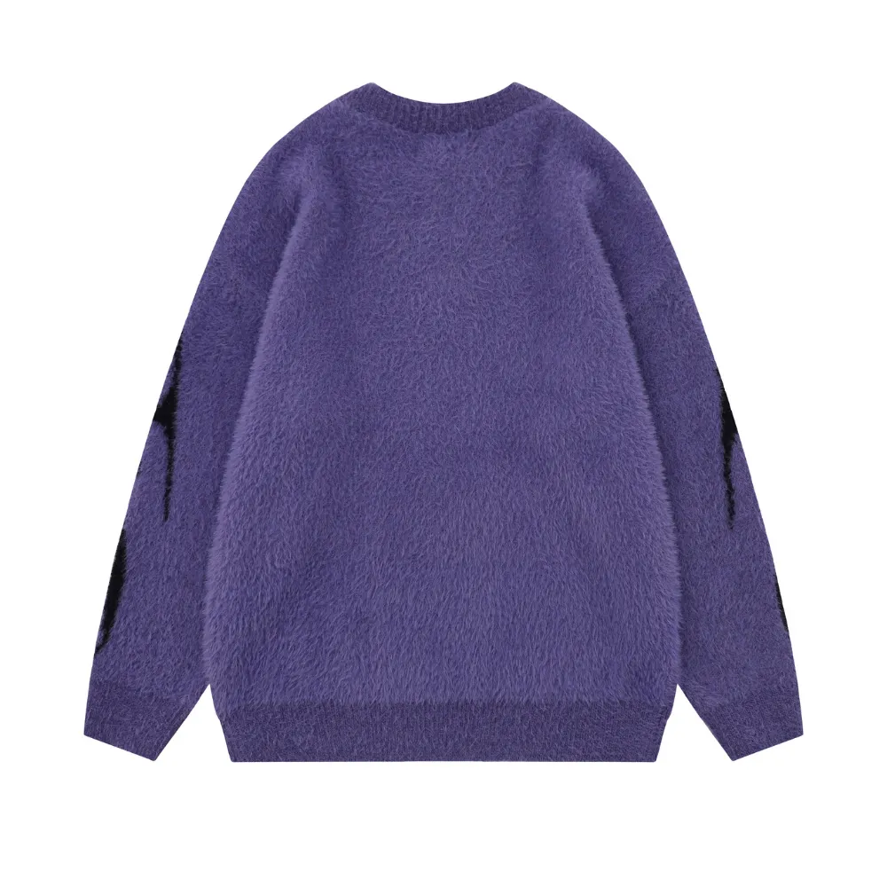 OOC' High Street Devil Pattern Jacquard  Sweater