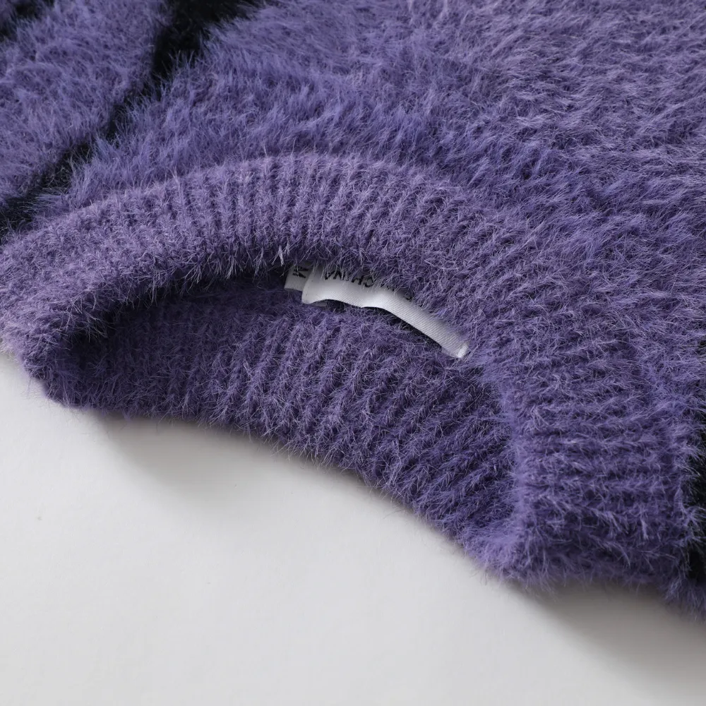 OOC' High Street Devil Pattern Jacquard  Sweater
