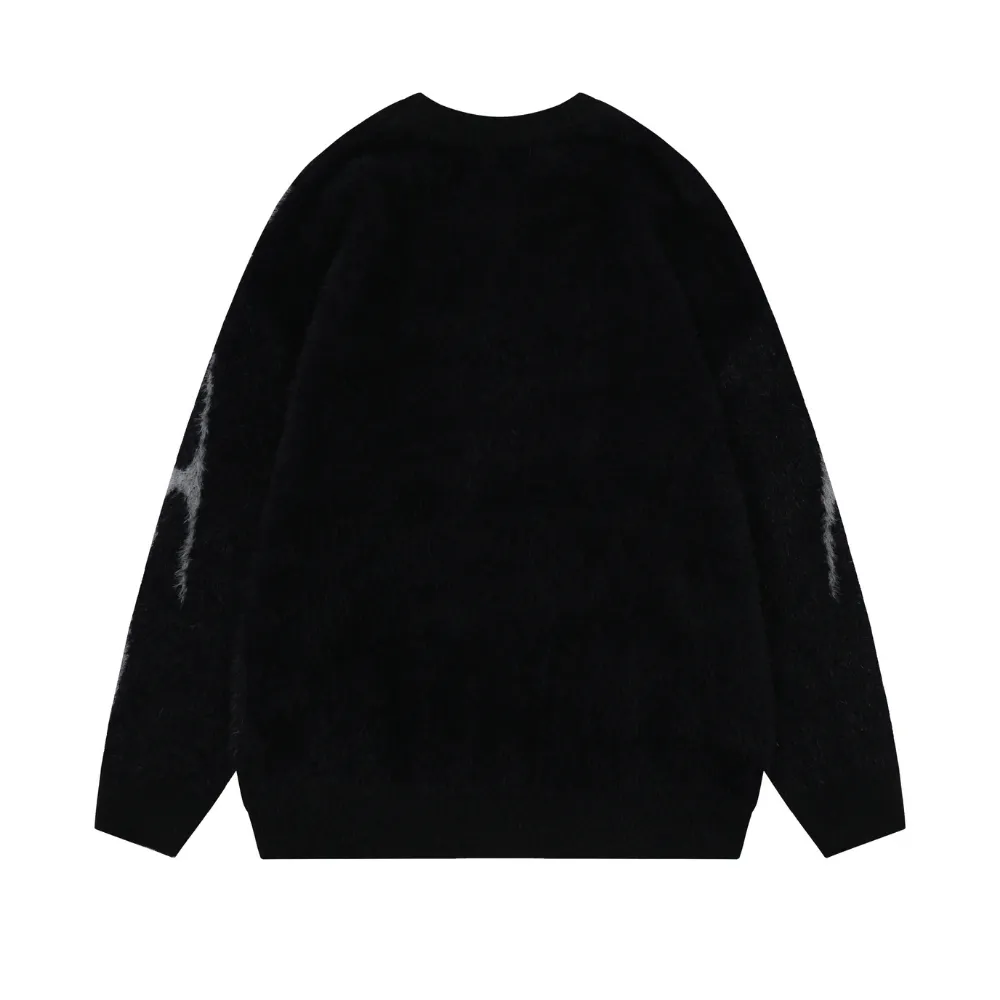 OOC' High Street Devil Pattern Jacquard  Sweater