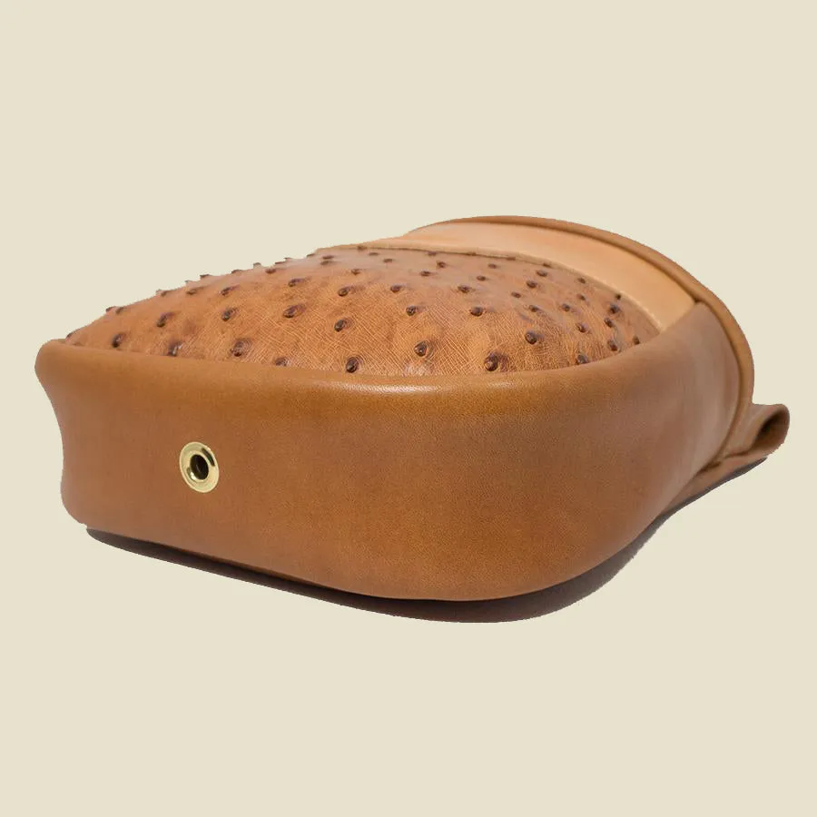 Ostrich Shell Bag - Single