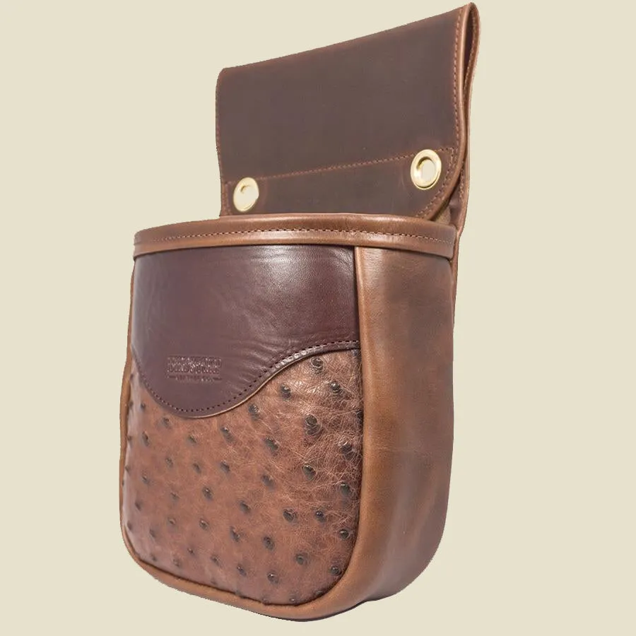 Ostrich Shell Bag - Single