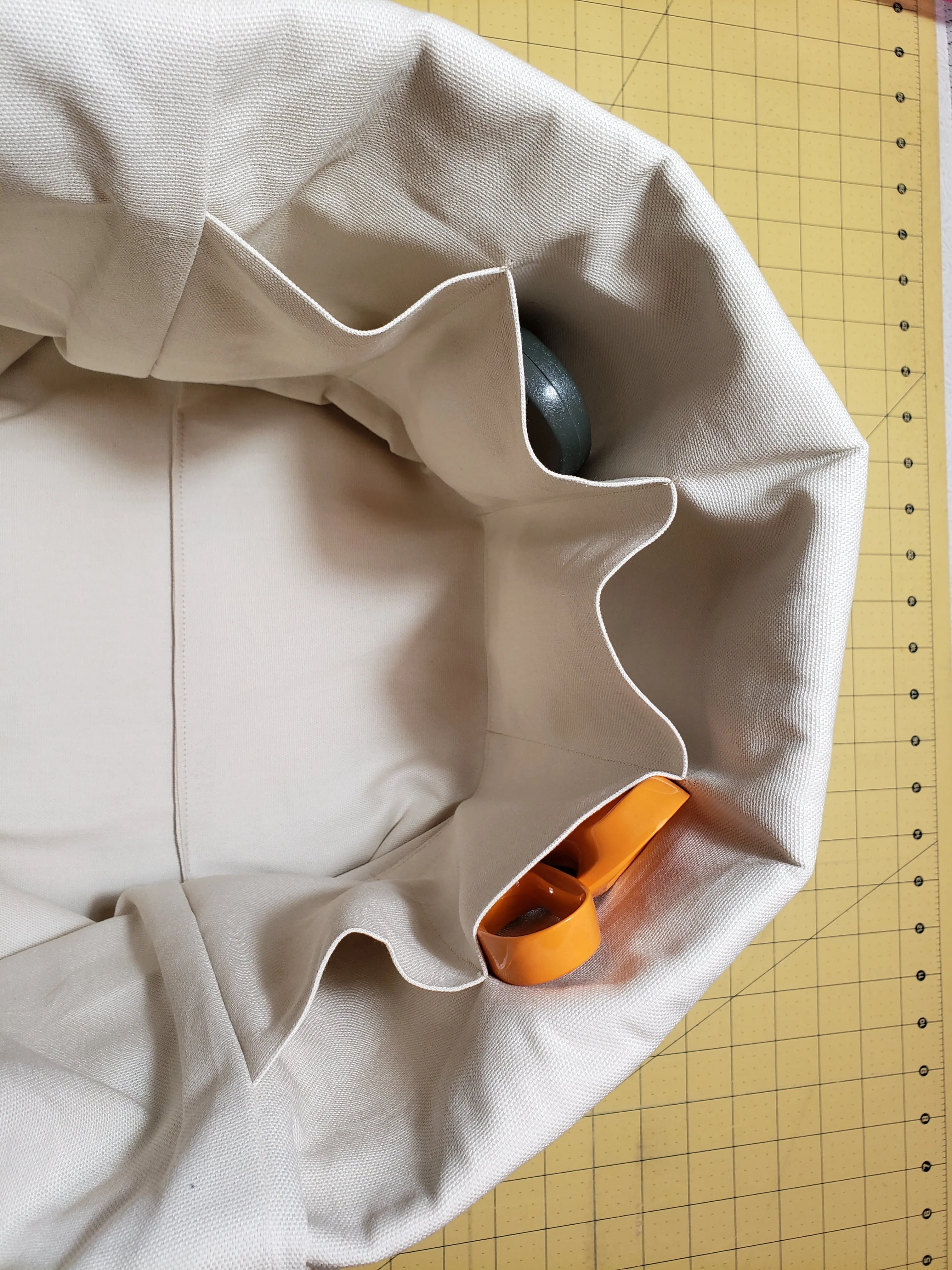 Owls - Quilted Bucket Bag - Large