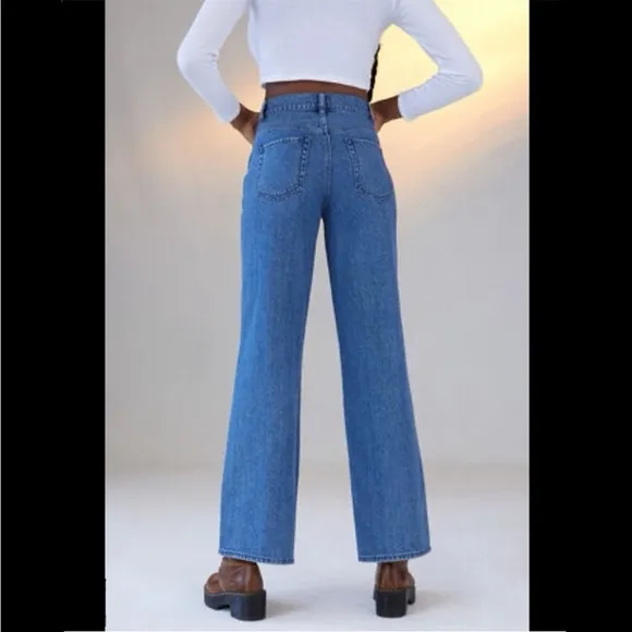 PacSun Eco Bandana Patch High Waisted Baggy Jeans