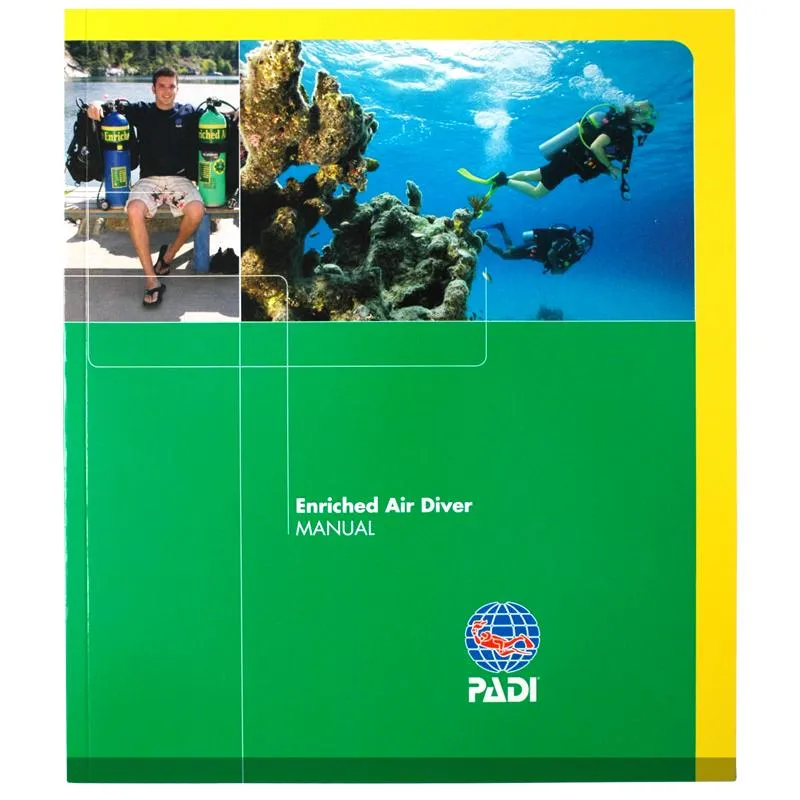PADI Enriched Air Manual inc Sim Access Card