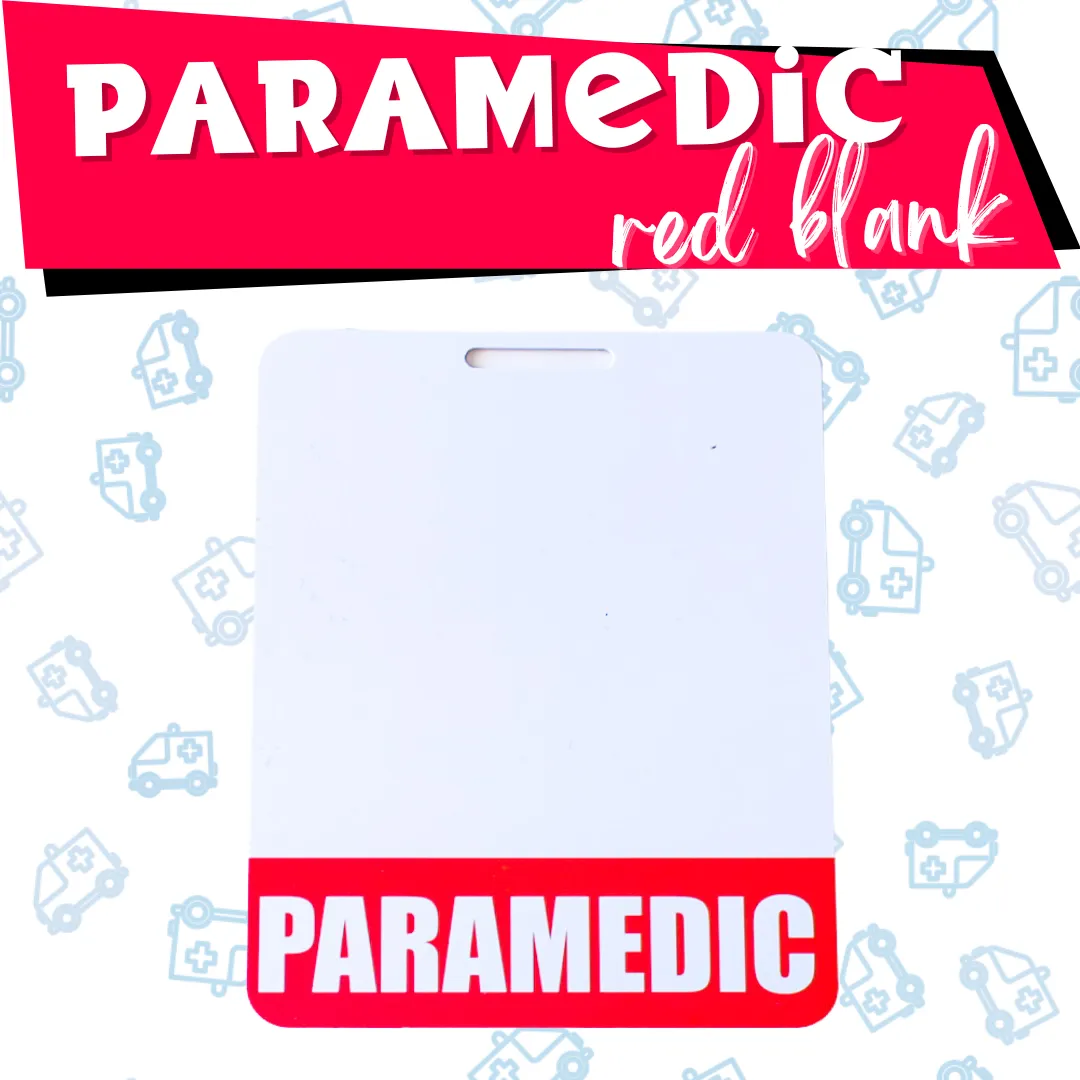 Paramedic/EMT Badge Buddies
