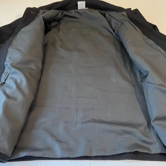 Parsley &amp; Sage Black w/Patchwork flowers Wool Jacket Size L
