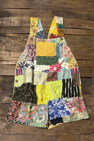 Patchwork Sunrise Jaded Gypsy Overalls