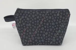 Paw Prints in Black - Notions Bag