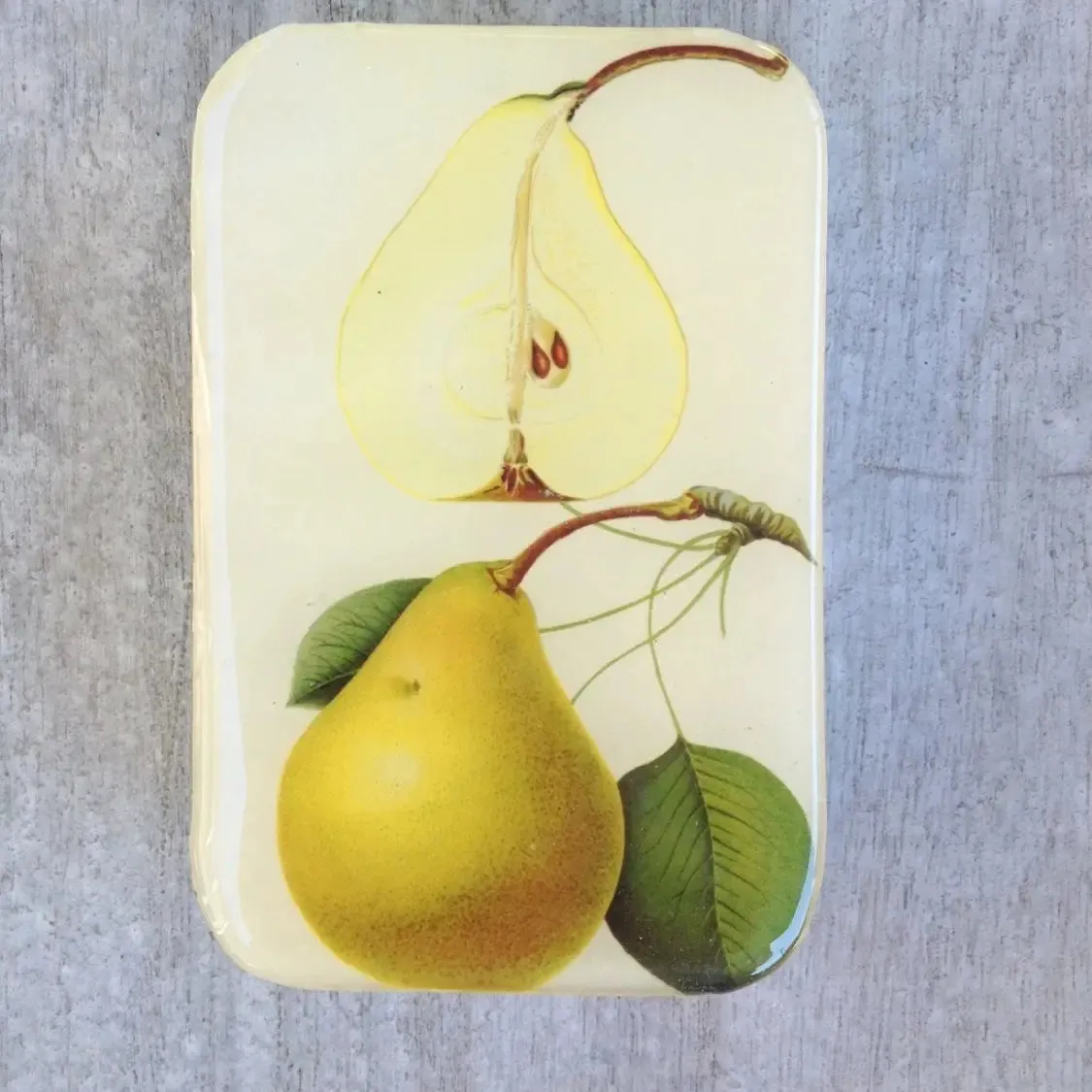 Pear Notions Tin