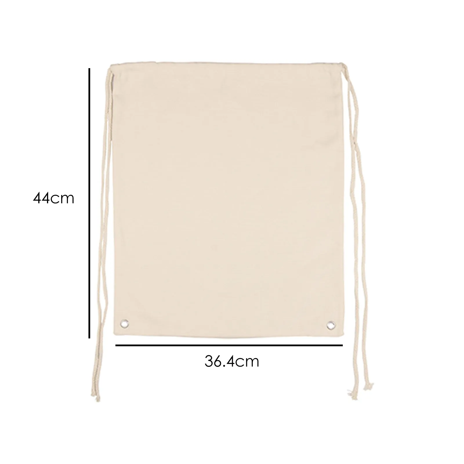 Personalised Canvas Drawstring Backpack with Lion Cub Olive Branch and Cute Text