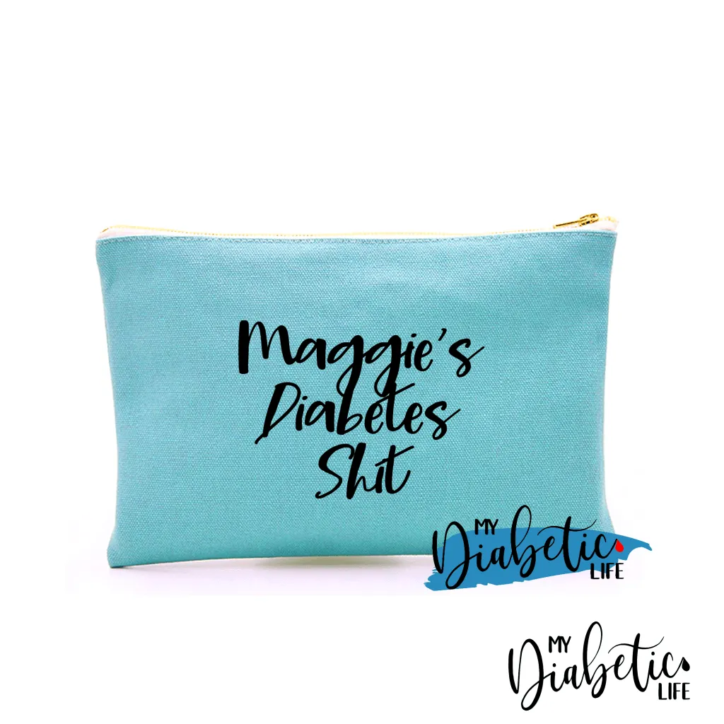 Personalised Diabetes Stuff - Carry all storage bag