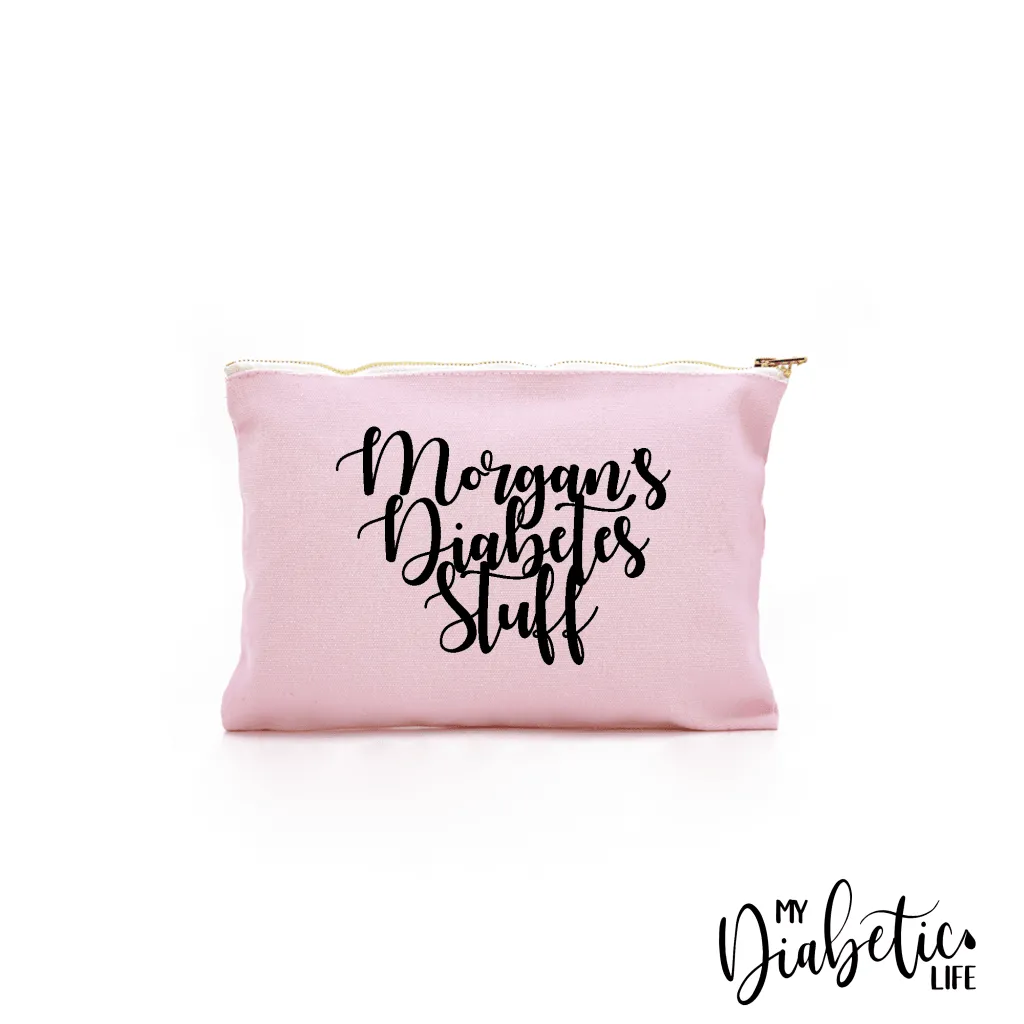 Personalised Diabetes Stuff - Carry all storage bag