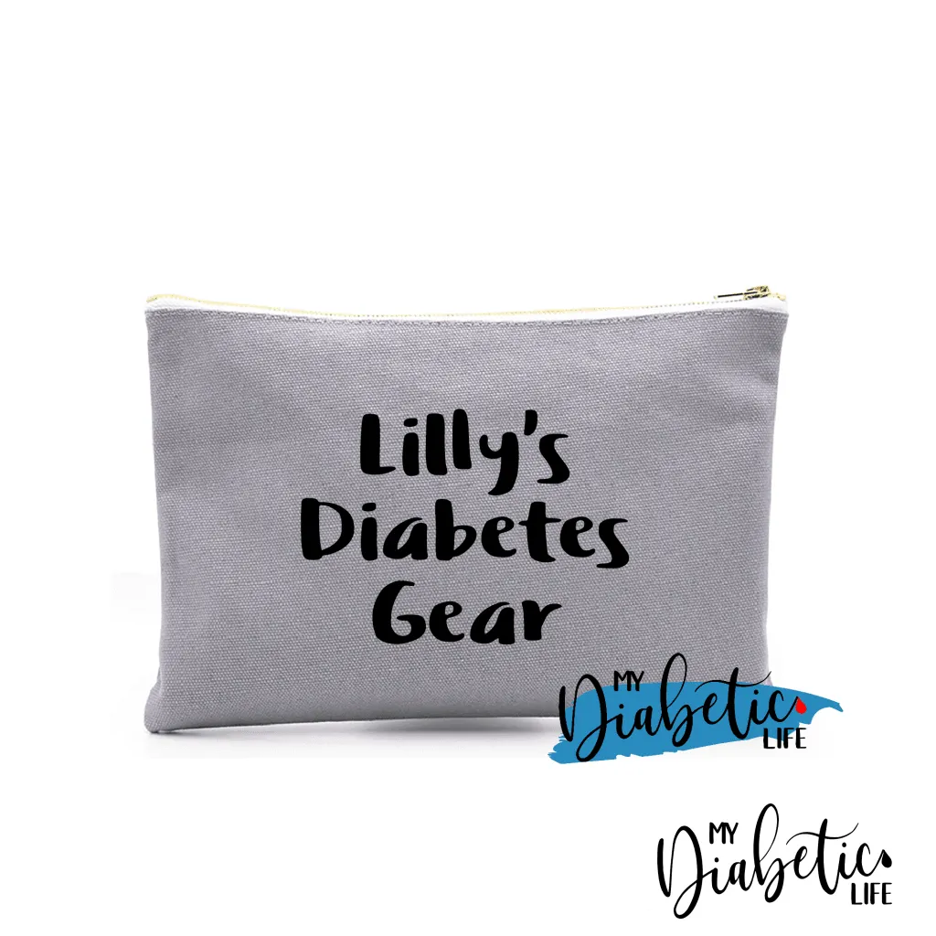 Personalised Diabetes Stuff - Carry all storage bag