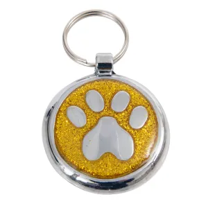 Pet ID Tag - Shimmer Collection - Paw