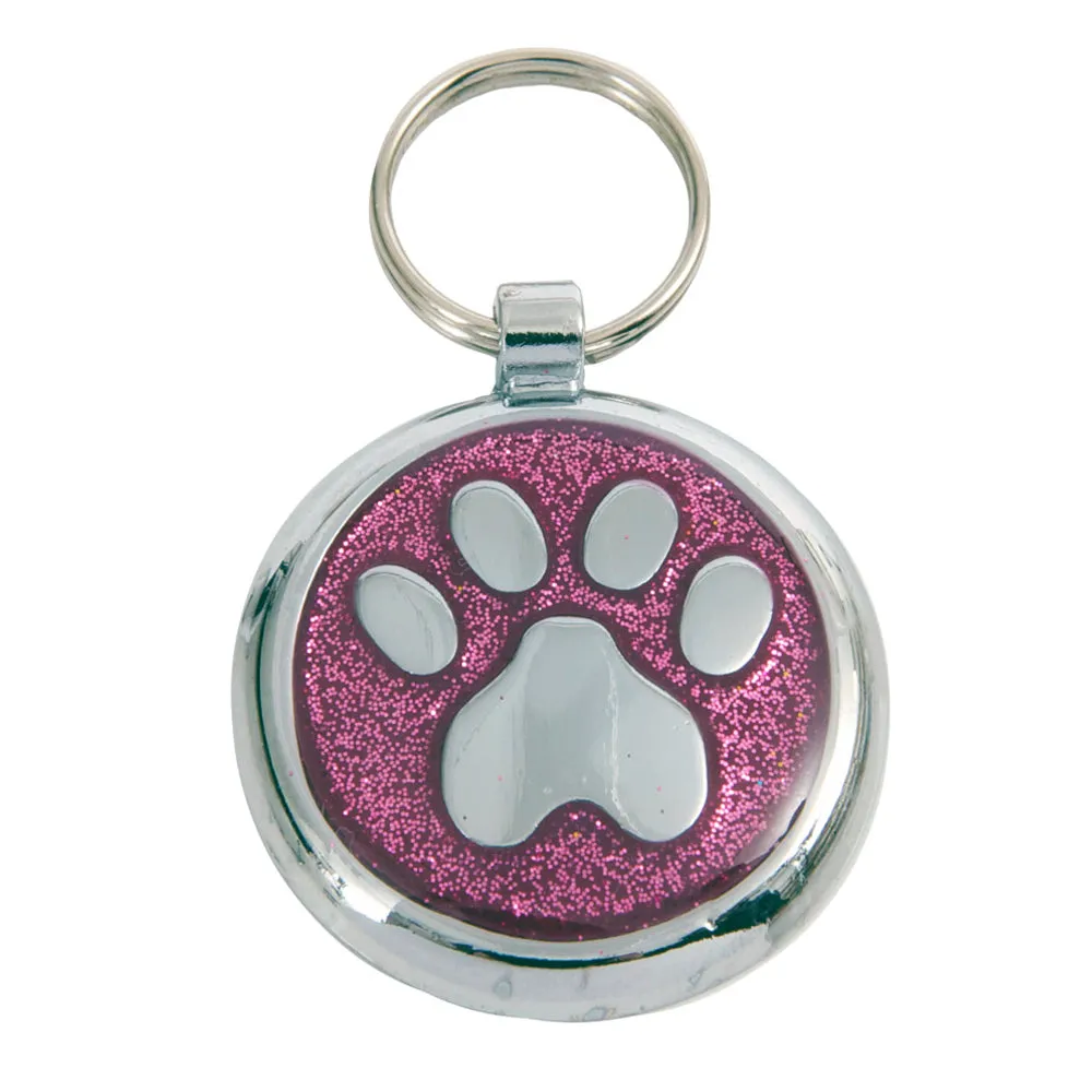 Pet ID Tag - Shimmer Collection - Paw