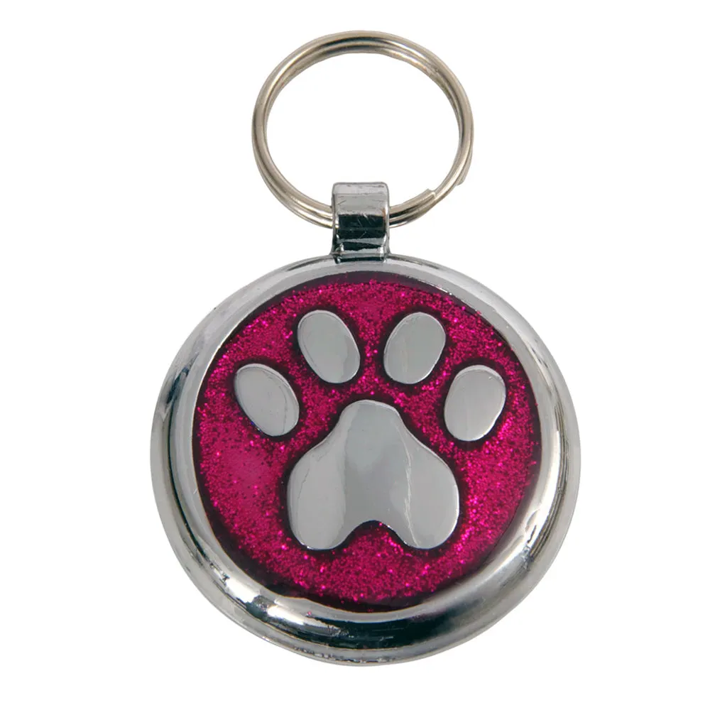 Pet ID Tag - Shimmer Collection - Paw