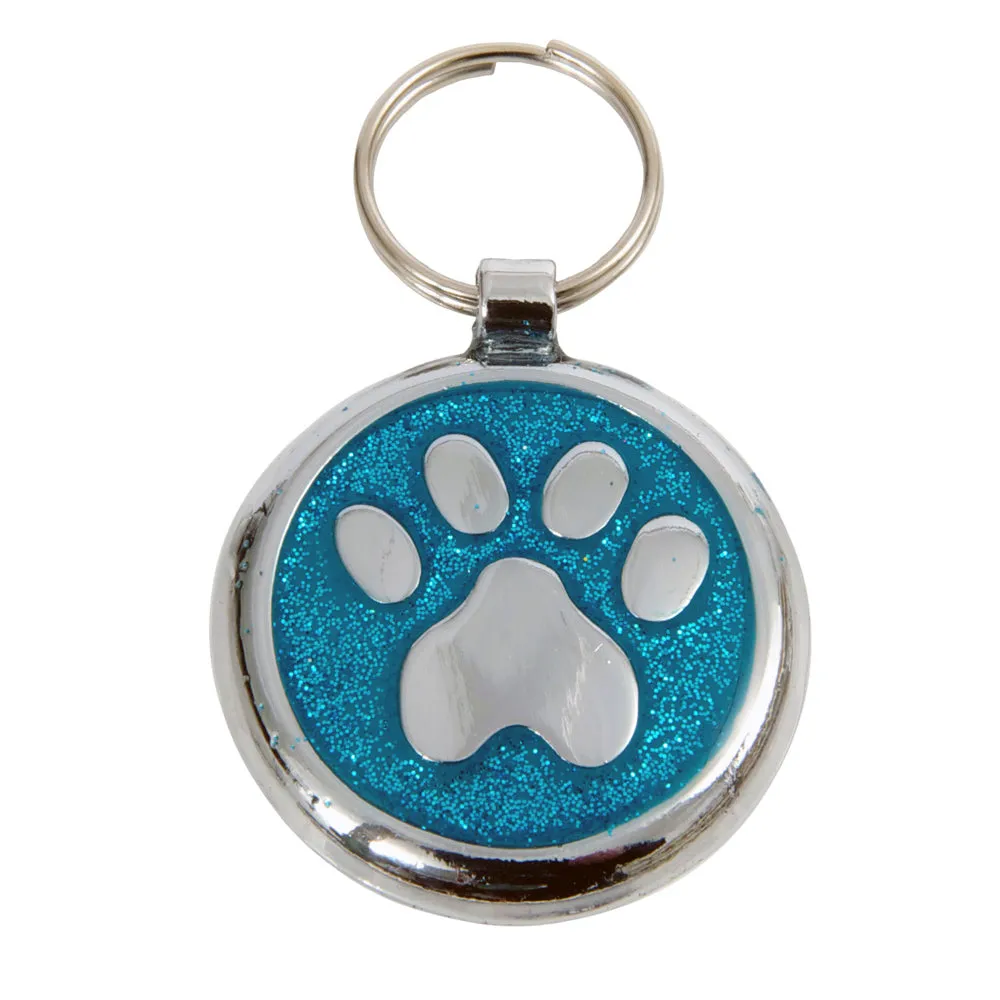Pet ID Tag - Shimmer Collection - Paw