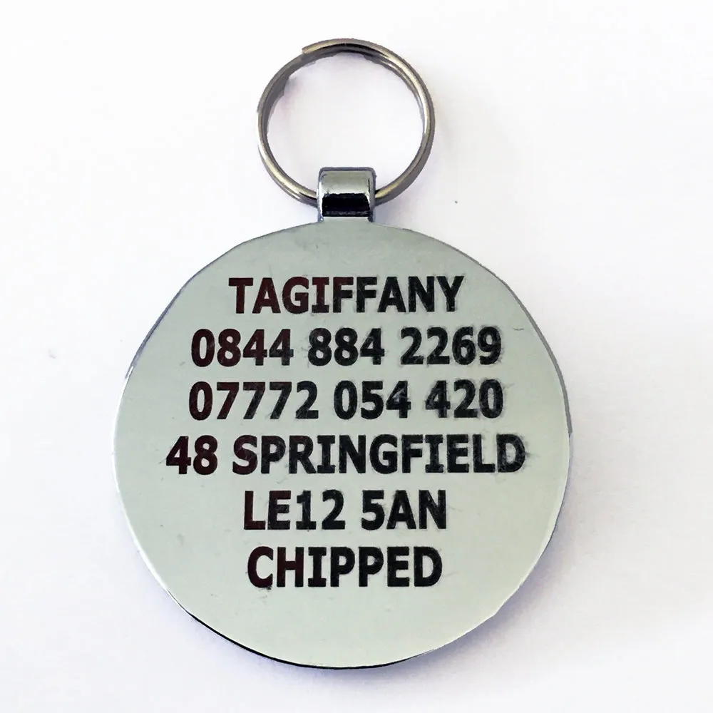 Pet ID Tag - Smartie Collection - Paw
