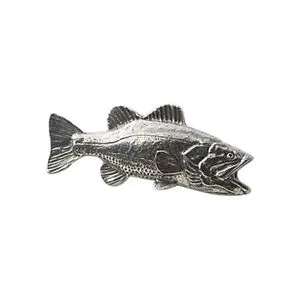 Pewter bass Badge F20