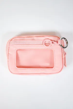 Pink ID Keychain Wallet