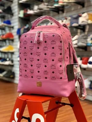 Pink MCM Backpack