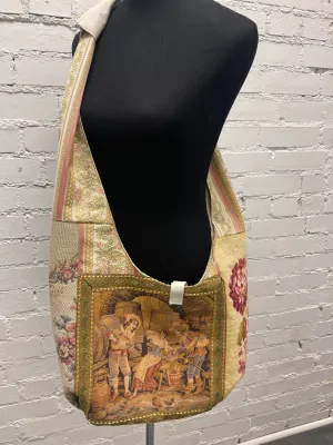 PINK ROMANCE VINTAGE TAPESTRY BAG