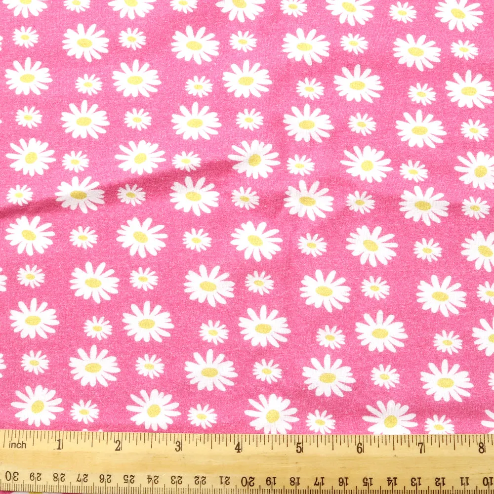 pink series flower floral printed fabric