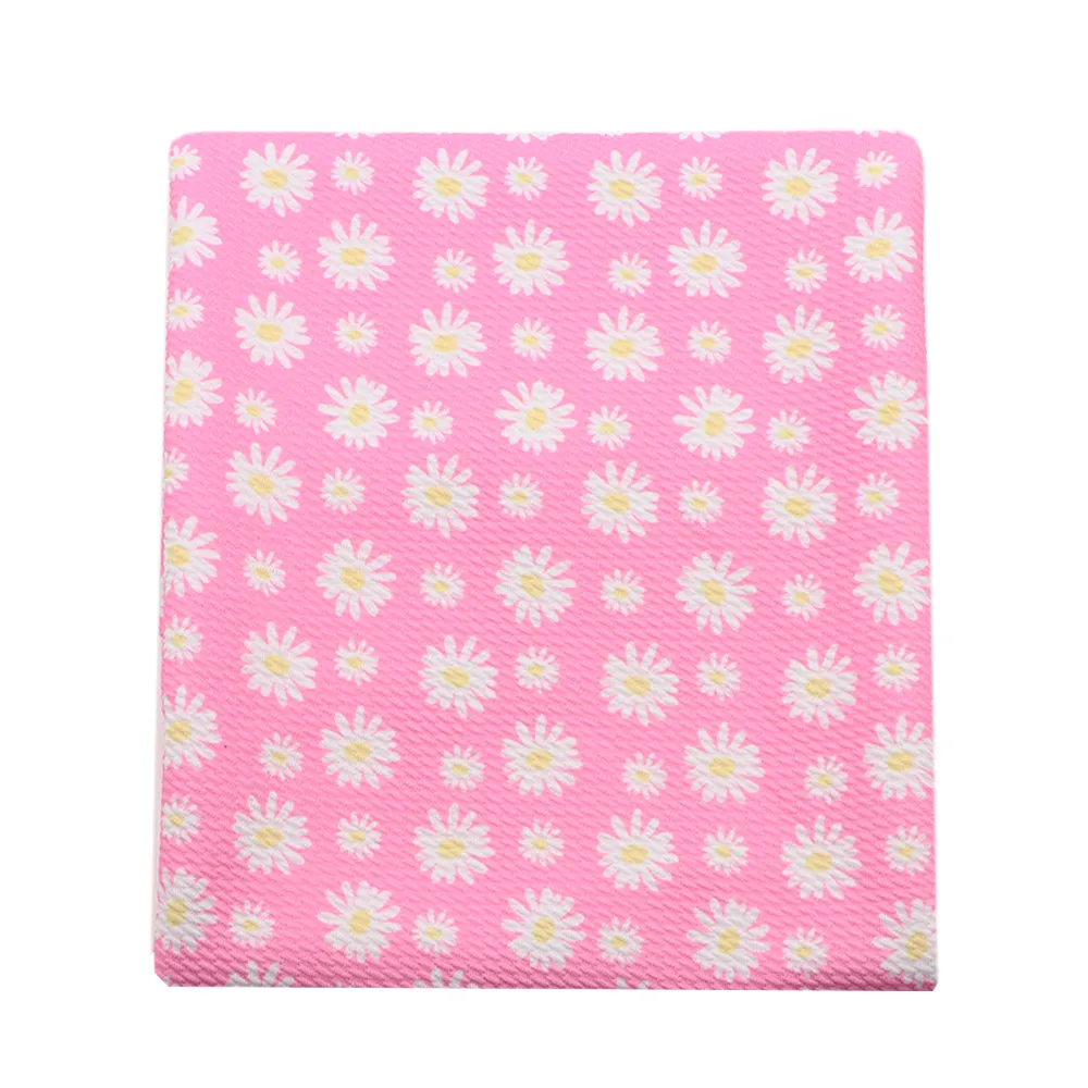 pink series flower floral printed fabric