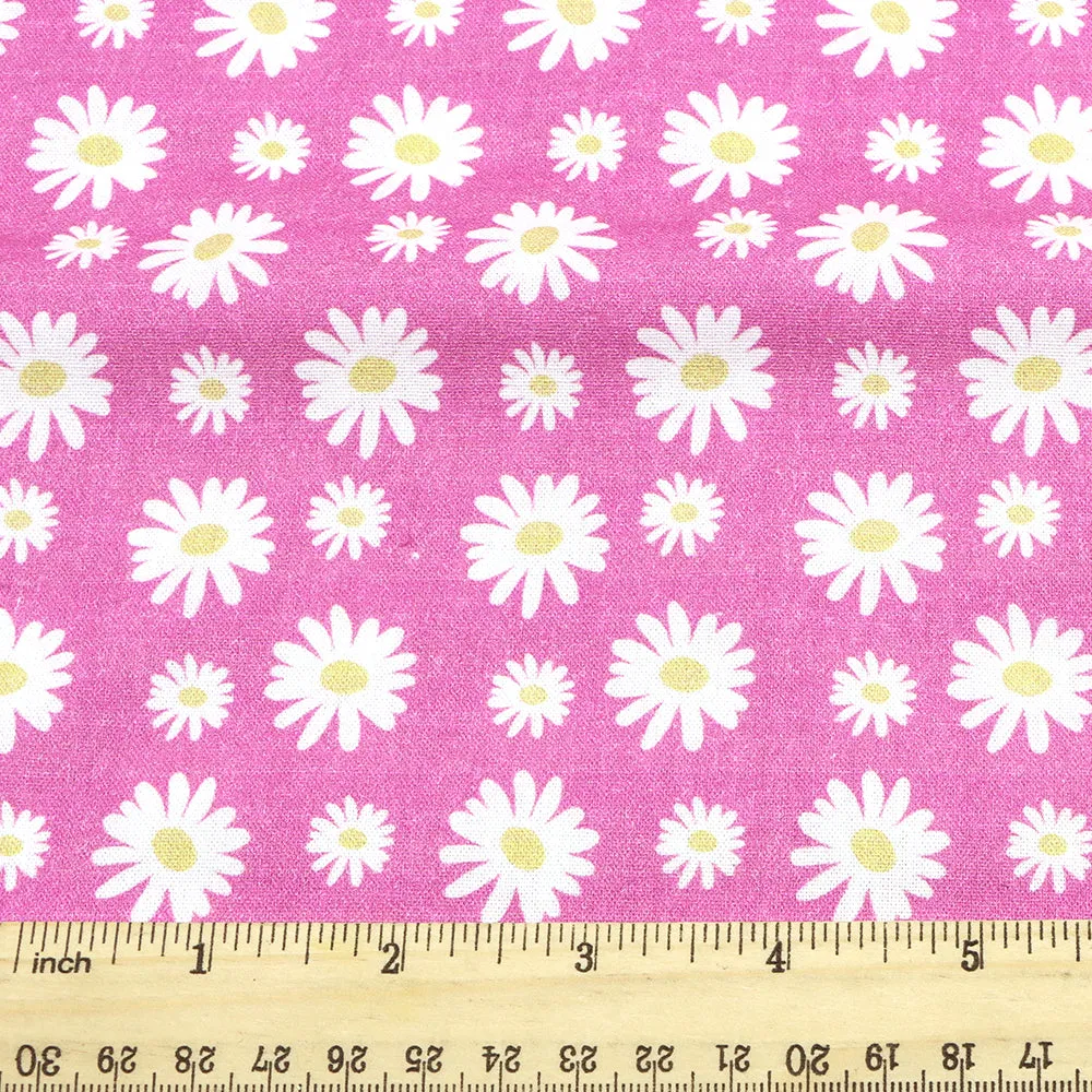 pink series flower floral printed fabric