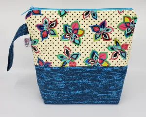 Pinwheel Flowers - Project Bag - Small
