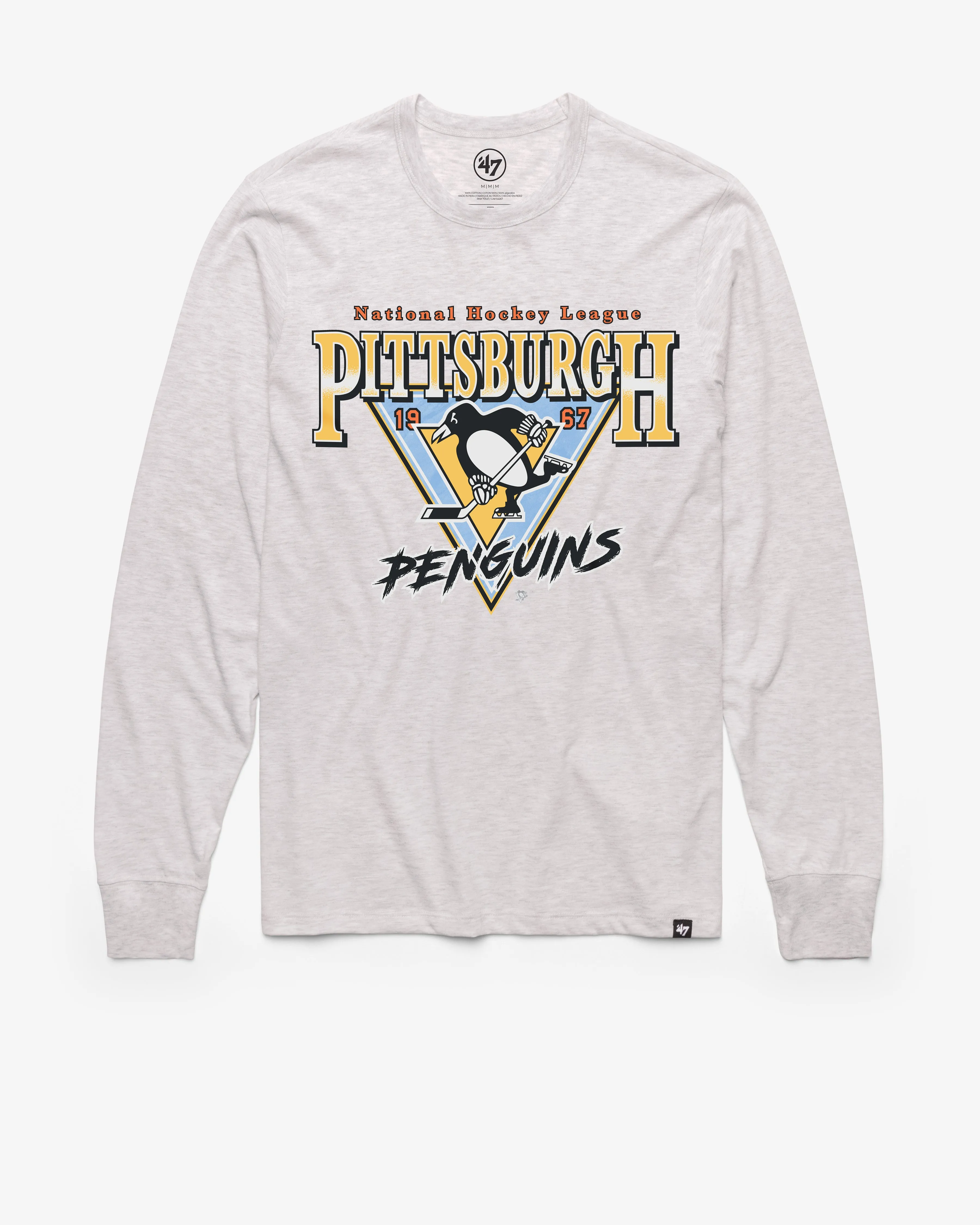 PITTSBURGH PENGUINS SHARP SHOOTER '47 FRANKLIN LONG SLEEVE