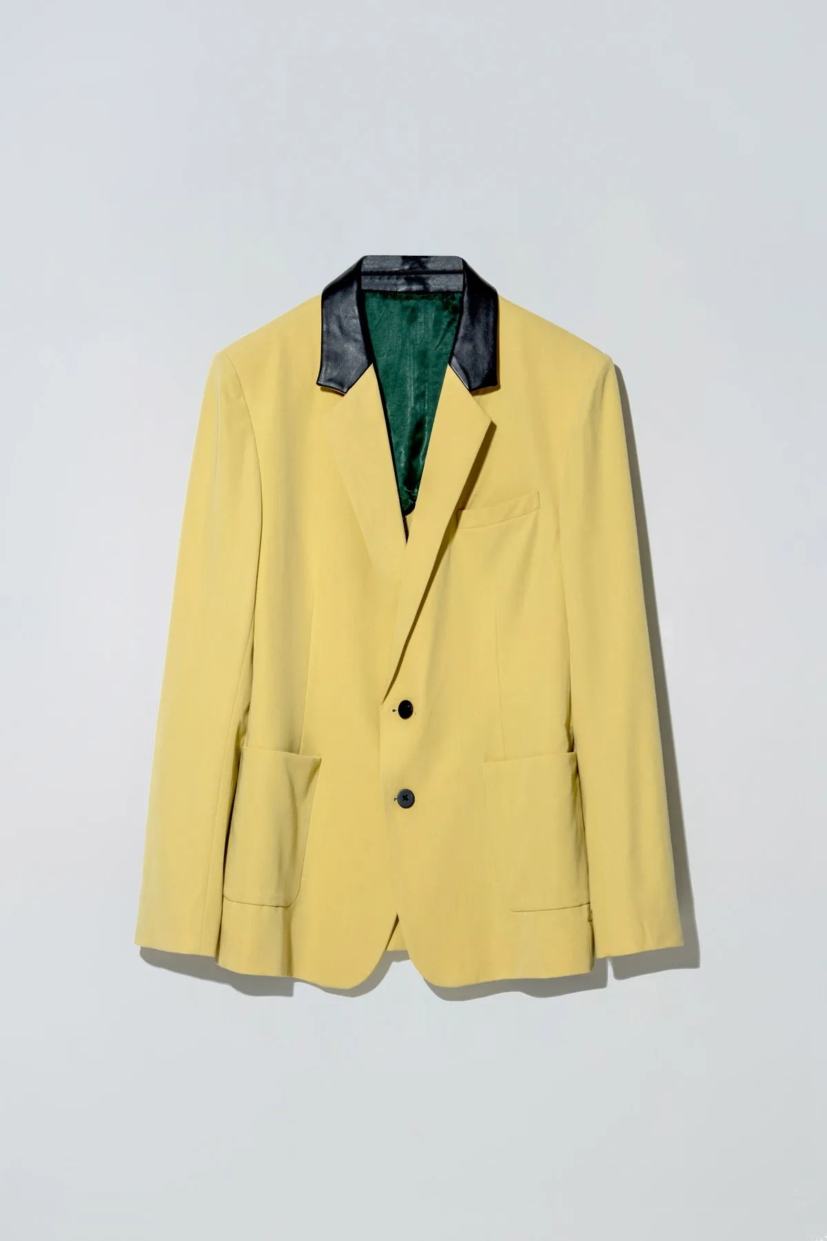 Plastic Blazer Yellow