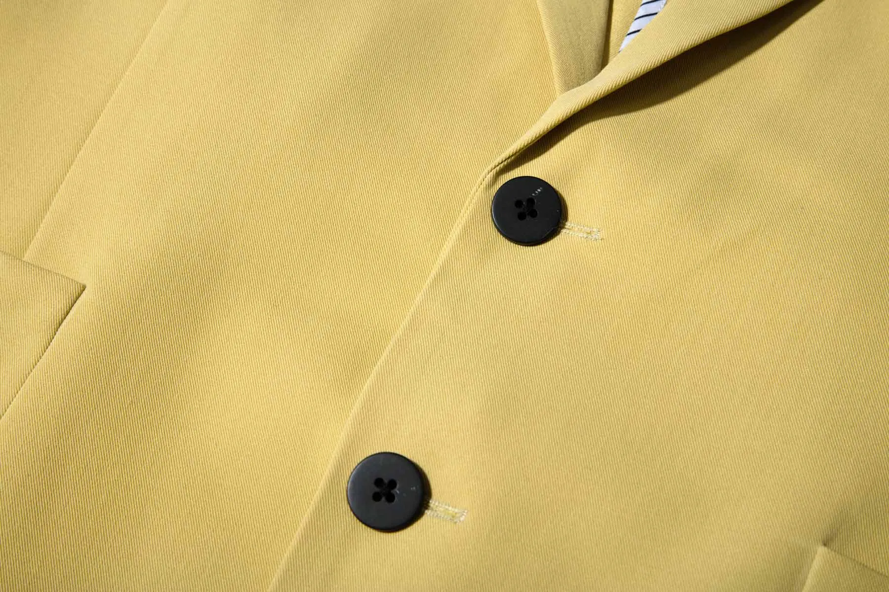 Plastic Blazer Yellow