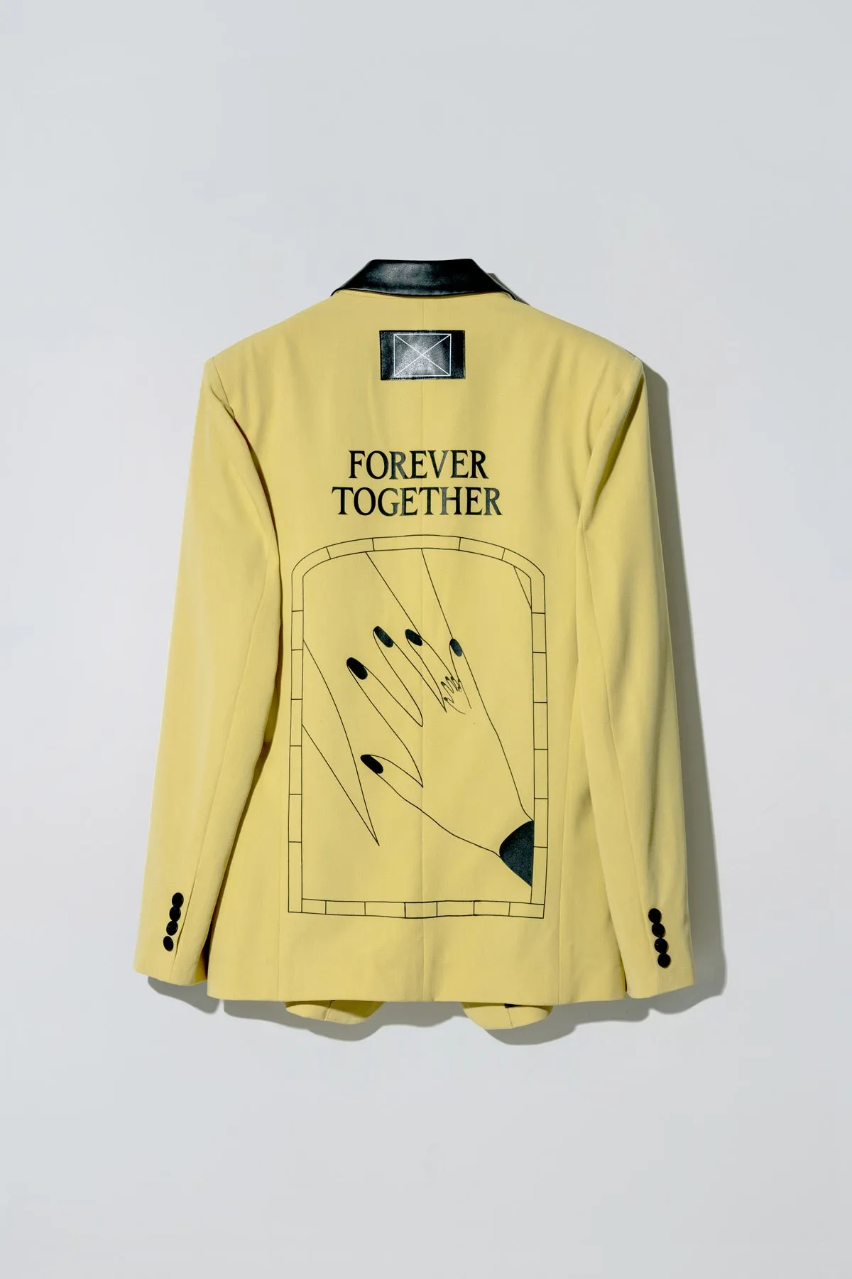 Plastic Blazer Yellow
