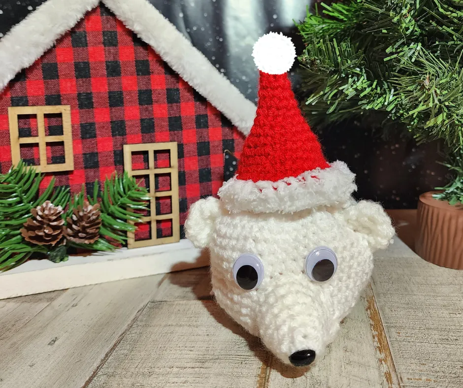 Polar Bear Gift Bag Crochet Pattern
