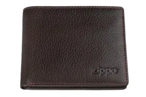 Portefeuille cartes de crédit marron