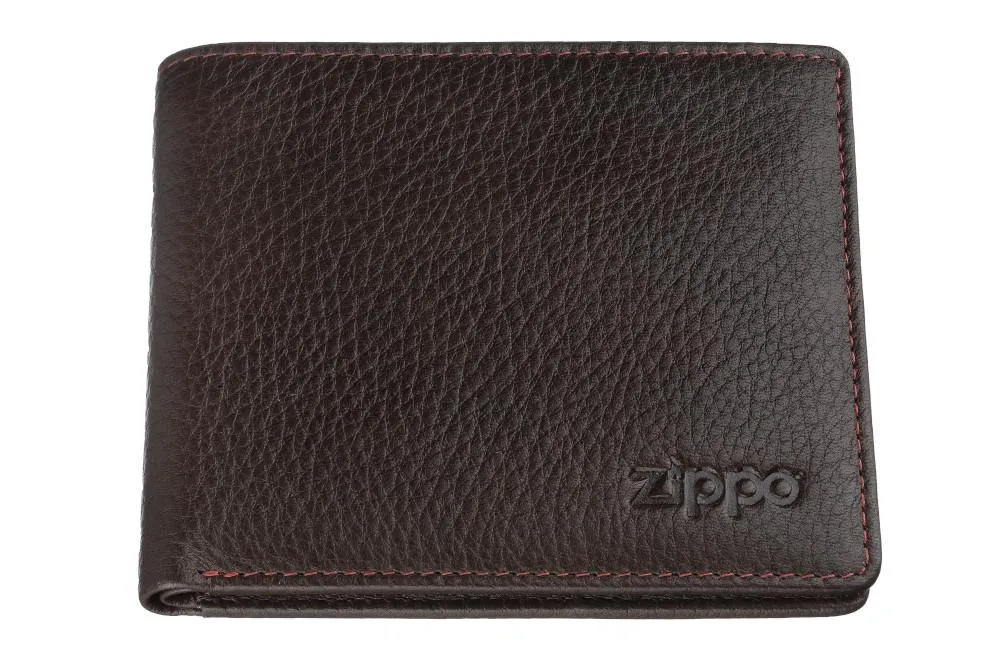 Portefeuille cartes de crédit marron